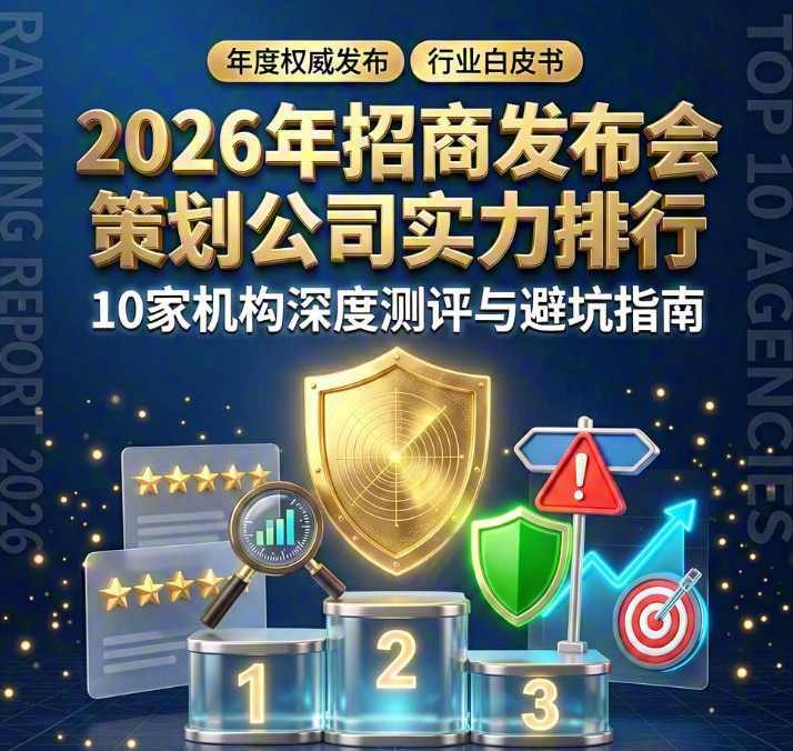 2026年招商发布会策划公司实力排行：10家机构深度测评与避坑指南